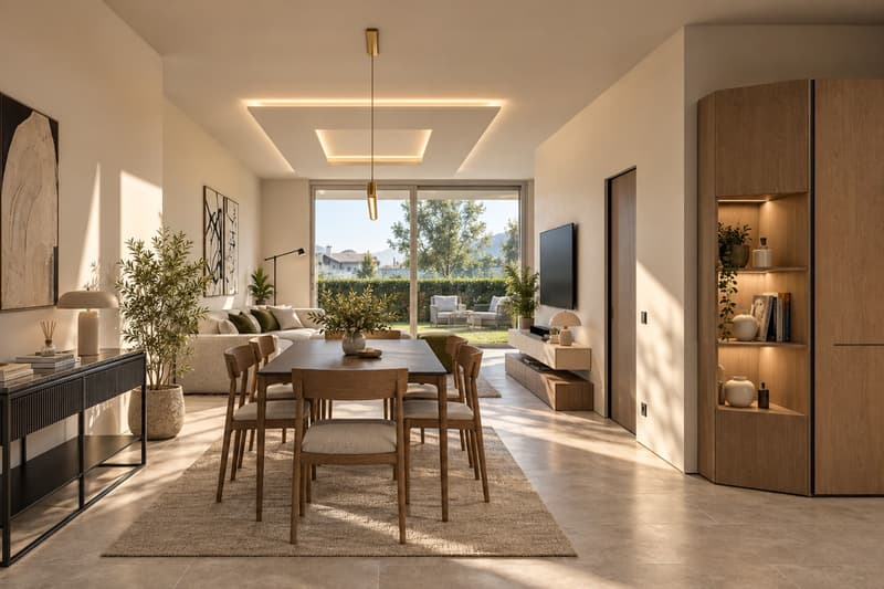 Nuova casa contigua 4,5 con giardino privato, terrazzo e piscina (5)