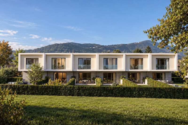 Nuova casa contigua 4,5 con giardino privato, terrazzo e piscina (7)
