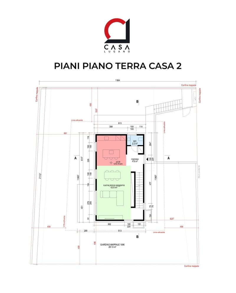 Nuove case 4,5 di medio-alto standing con giardino in edificazione. (20)