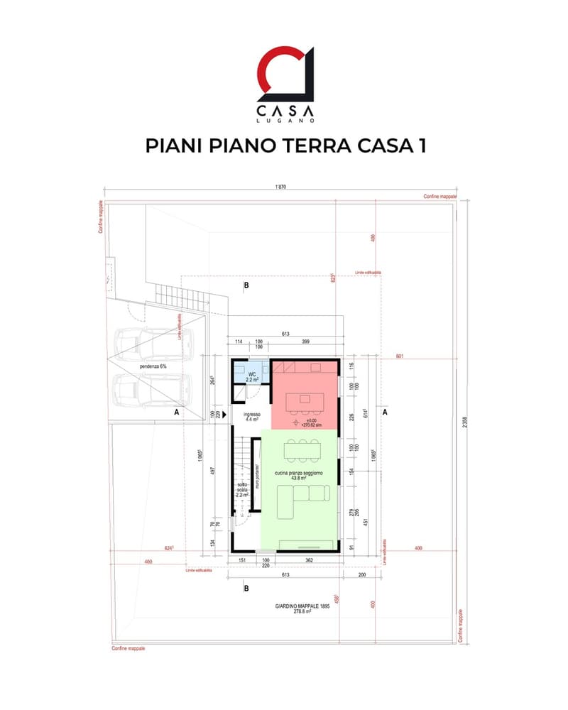 Nuove case 4,5 di medio-alto standing con giardino in edificazione. (16)