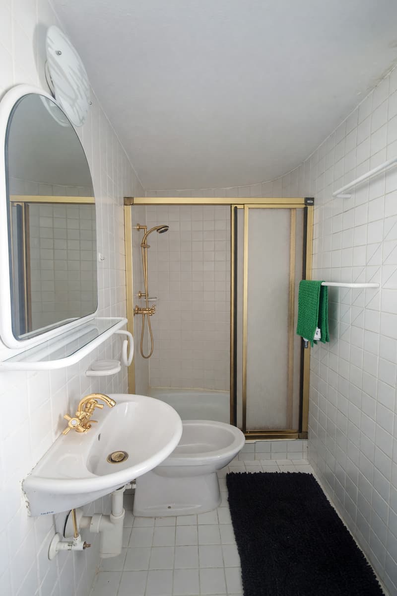Appartamento 2,5 ristrutturato con balcone e scorcio lago (18)