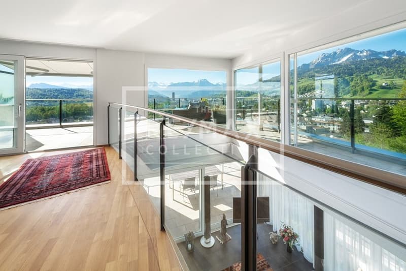 Attika-Feeling mit Pilatusblick: Exklusive 5½-Zimmer-Maisonettewohnung (13)