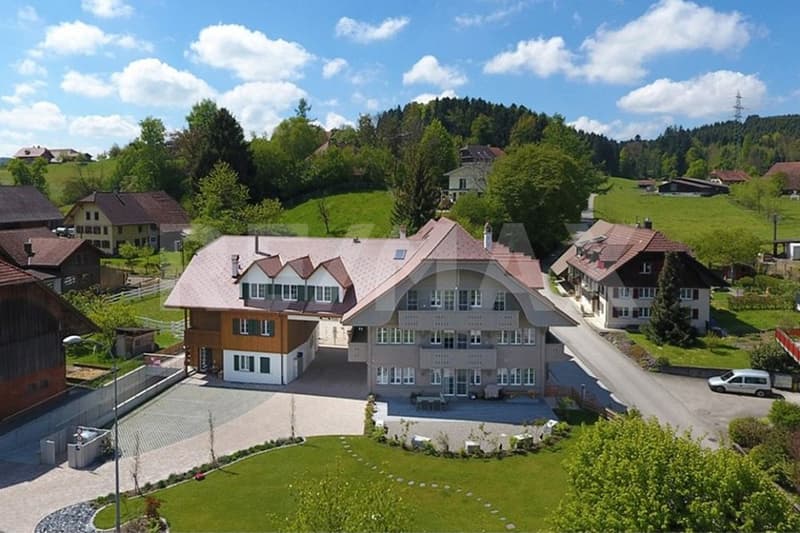 Charmante Liegenschaft mit 7 Wohnungen, 4 Pferdeboxen mit Auslauf, und luxuriösem Wellness-Refugium (1)