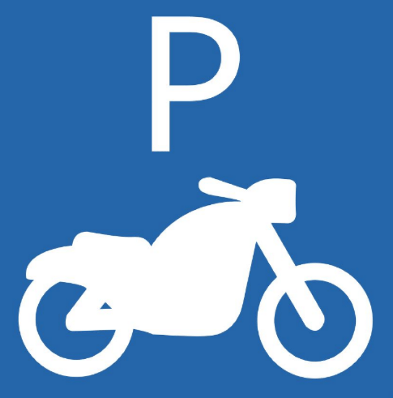 Motorrad-Parkplatz in Einstellhalle (1)