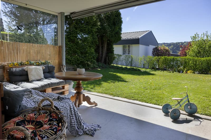 Gartenwohnung mit grossem Hobby- oder Disporaum (2)