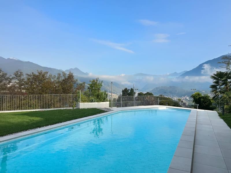Elegante appartamento 4.5 locali con piscina a Breganzona (14)