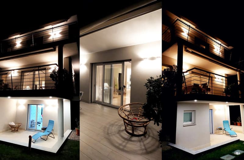 Elegante villa con giardino. (7)