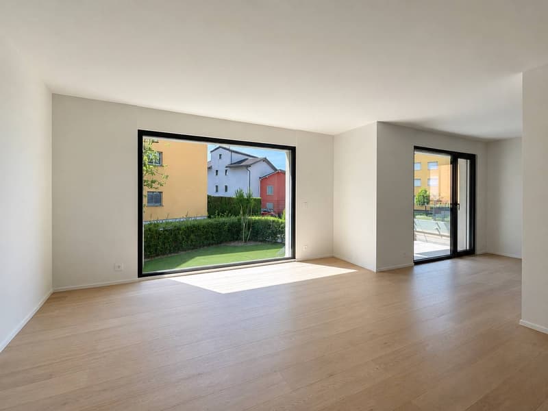 Elegante appartamento con giardino privato. (3)