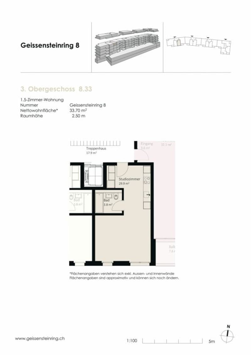 Moderne 1.5 Zimmerwohnungen in der Neustadt (5)