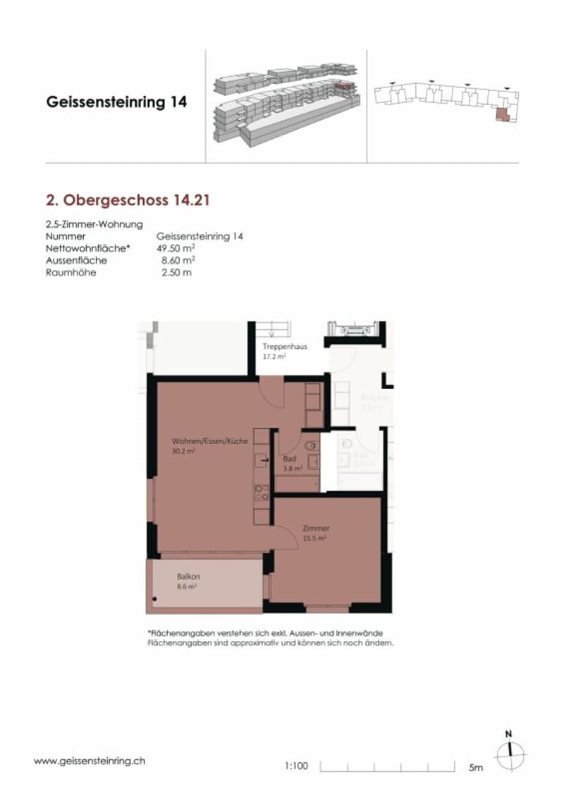 Moderne 2.5-Zimmerwohnung in der Neustadt Luzern (5)