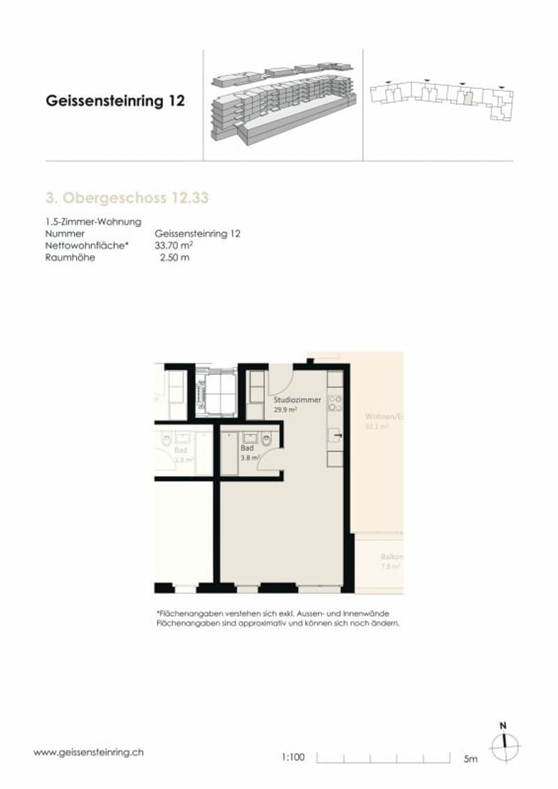Moderne 1.5 Zimmerwohnungen in der Neustadt (5)