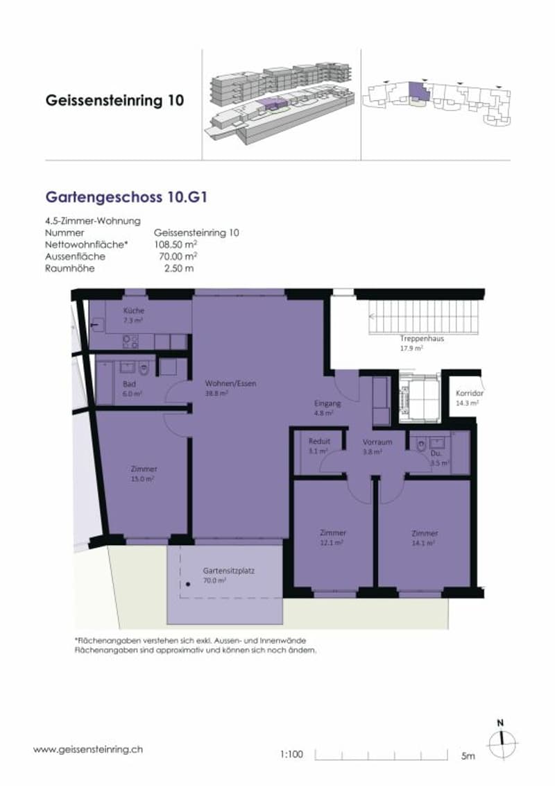 4.5 Zimmer-Gartenwohnungen in der Neustadt (6)