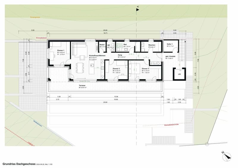 4.5-Zimmer-Attikawohnung mit Sonnenterrasse (3)