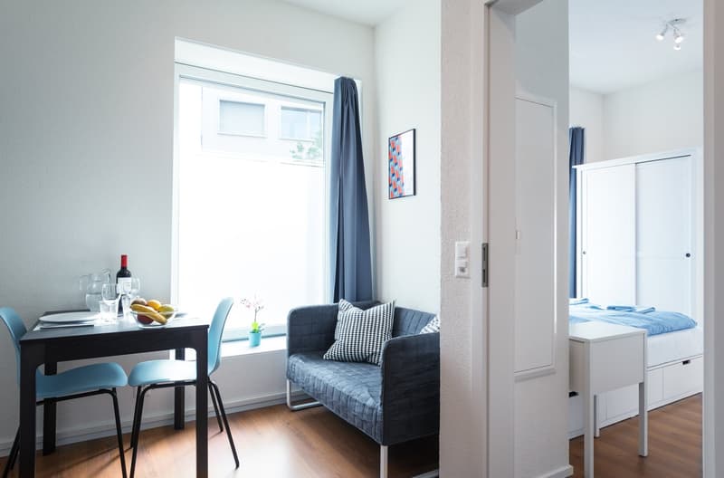 Charmantes möbliertes 2 Zimmer-Apartment mit Balkon in Zürich-Altstetten (6)