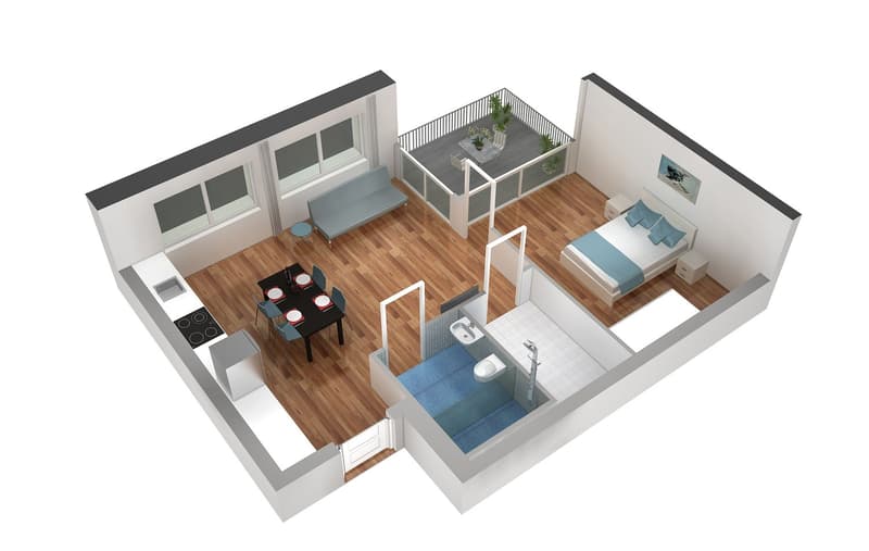 Moderne 2.5-Zimmer-Wohnung mit Balkon in Basel (11)