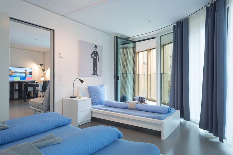 Moderne, möblierte 2-Zimmer-Wohnung mit Balkon in Luzern (3)