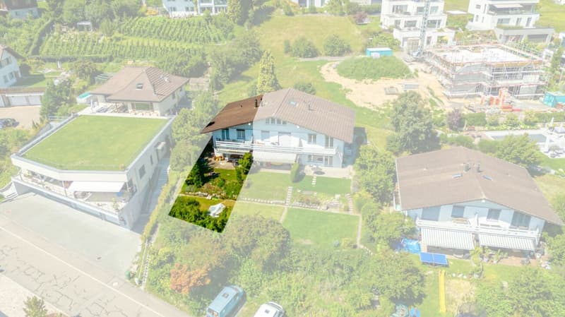 Situation Reihenhaus mit Gartenanteil