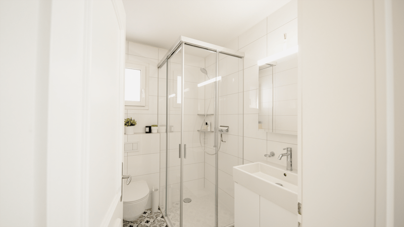 Gästebad mit Dusche