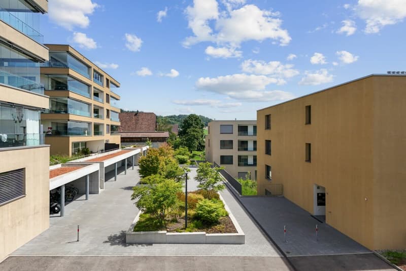 Autofreie Parkanlage