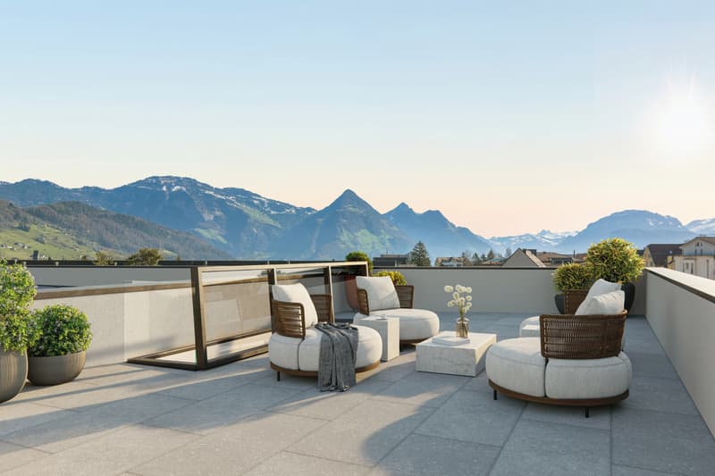 Dachterrasse Attika