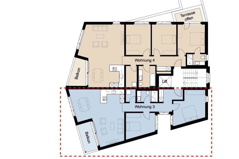 Moderne 3.5 Zi. Wohnung an zentraler Lage (10)