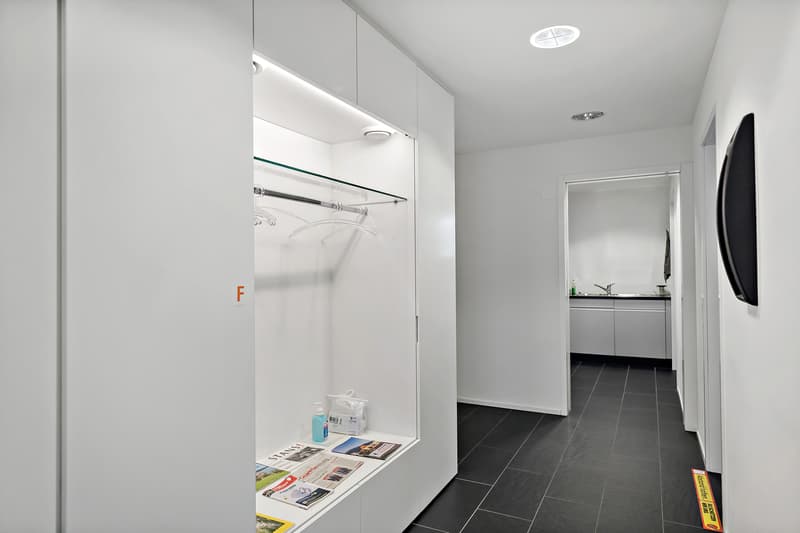 Eingang mit Garderobe