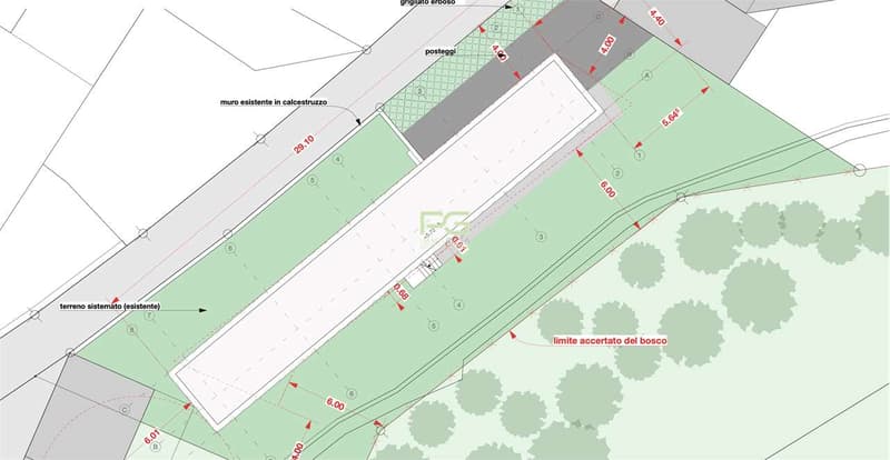 Terreno edificabile con progetto approvato per 4 moderni appartamenti (5)