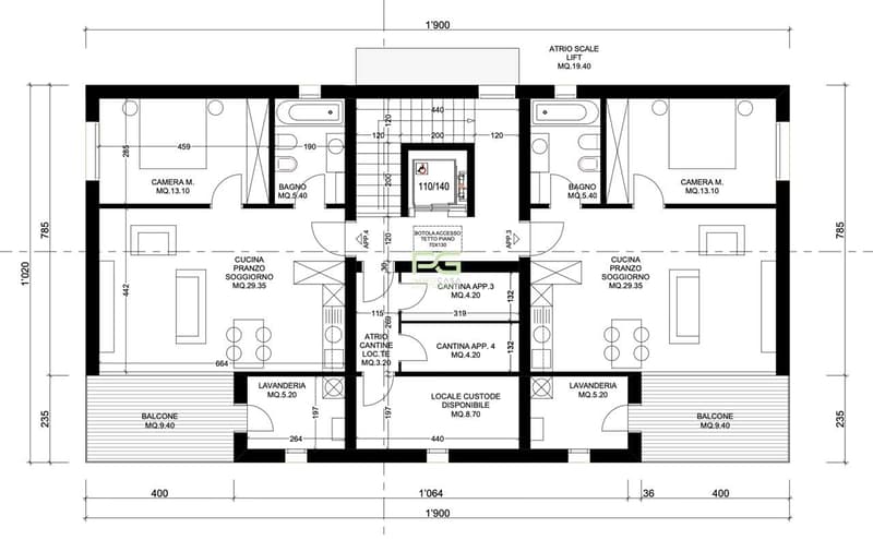 Nuovi appartamenti 2.5 locali con giardino (7)