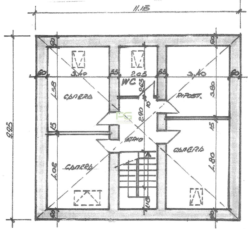Casa bifamiliare con giardino in ottima posizione (13)