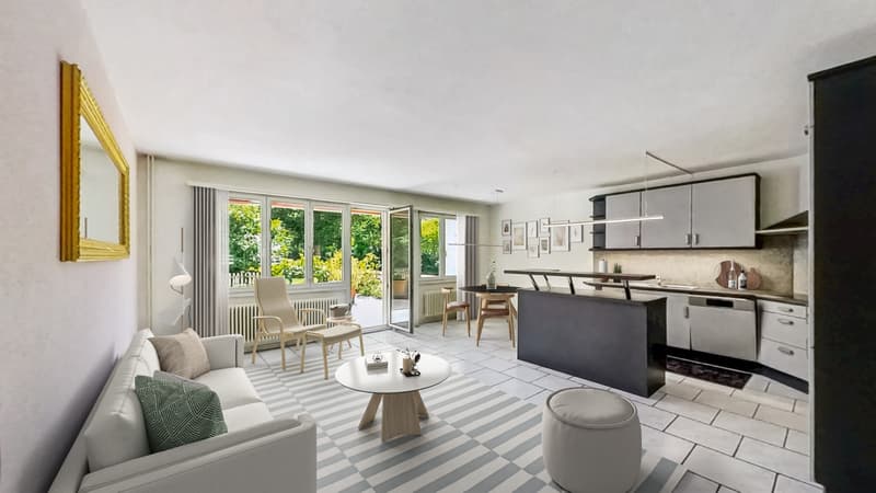 AgentSelly - Grosszügige Parterre-Wohnung mit Terrasse (2)