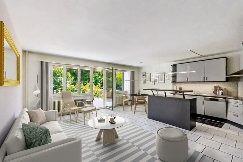 Grosszügige Parterre-Wohnung mit Terrasse (4)