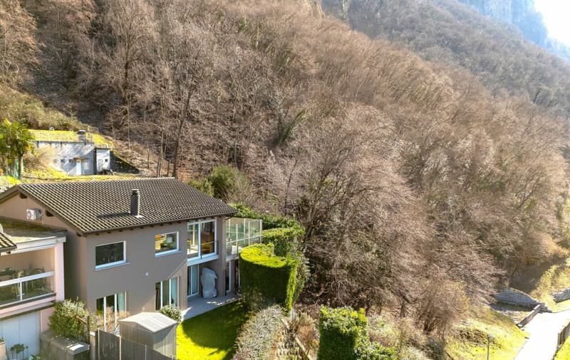 Esclusiva Casa immersa nella natura vista lago a 180° (4)
