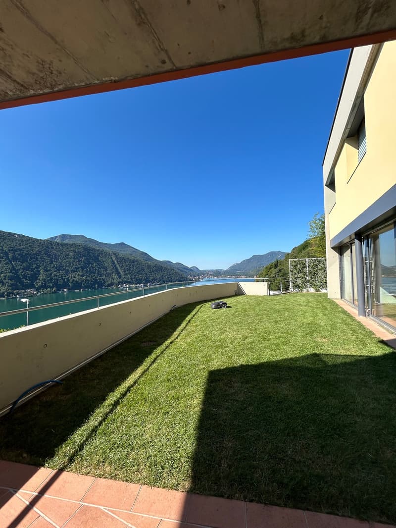 VICO MORCOTE - AFFITTASI VILLA UNIFAMILIARE DI 4.5 LOCALI CON VISTA PANORAMICA (6)