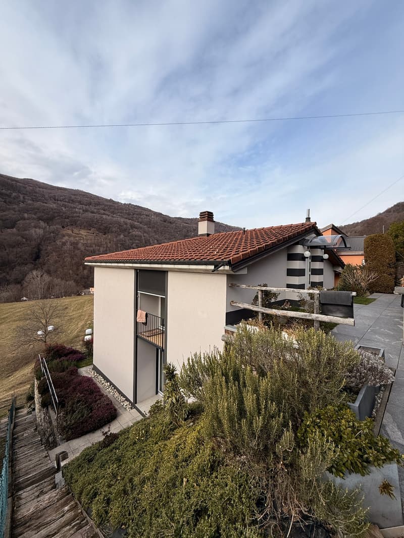 CAPRIASCA - AFFITTASI CASA UNIFAMILIARE CON GIARDINO (1)