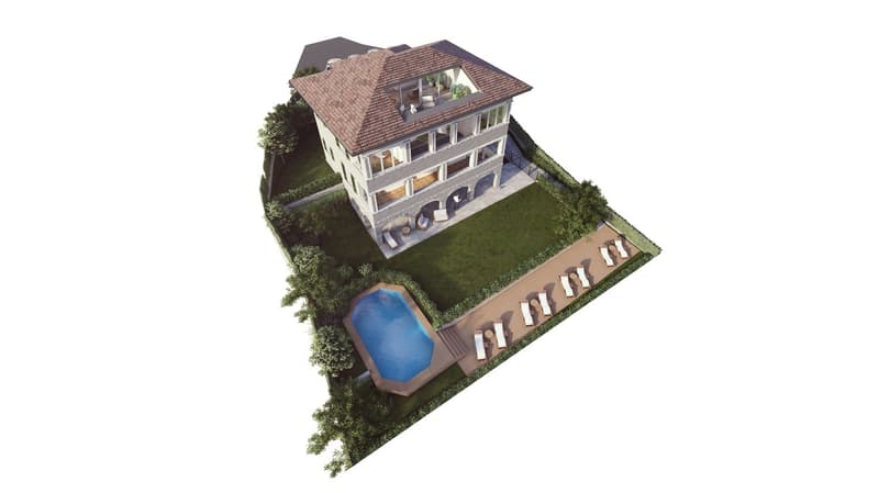 Splendido appartamento da 3.5 locali con giardino e panorama (12)