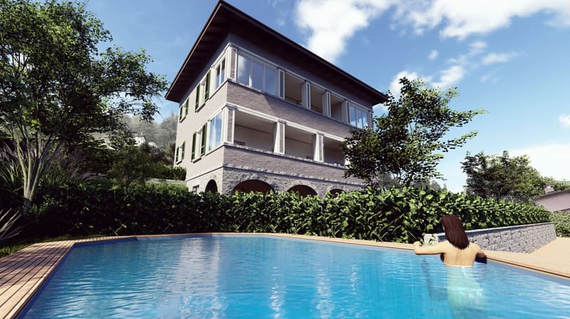Splendido appartamento da 3.5 locali con giardino e panorama (5)