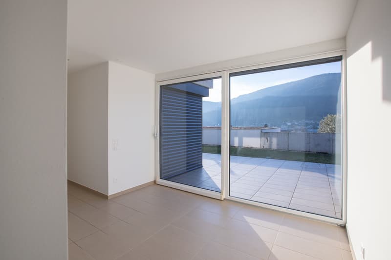 Oasi di prestigio a 10 minuti dal centro di Lugano: Moderno 3.5 locali con ampio giardino (24)