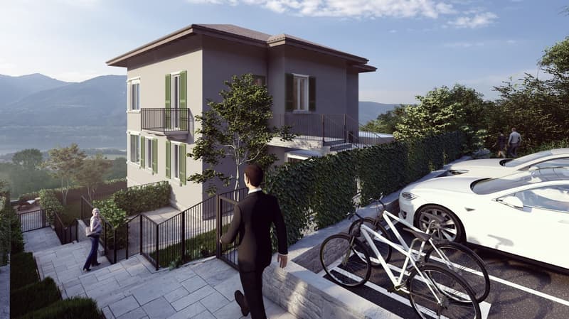 RESIDENZA SECONDARIA - Appartamento con terrazza di 3.5 locali con vista panoramica a Locarno (3)