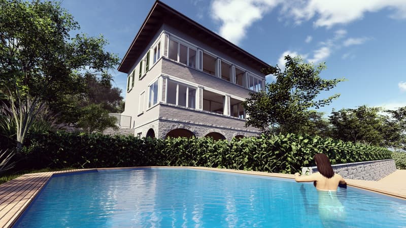 RESIDENZA SECONDARIA - Appartamento con terrazza di 3.5 locali con vista panoramica a Locarno (10)