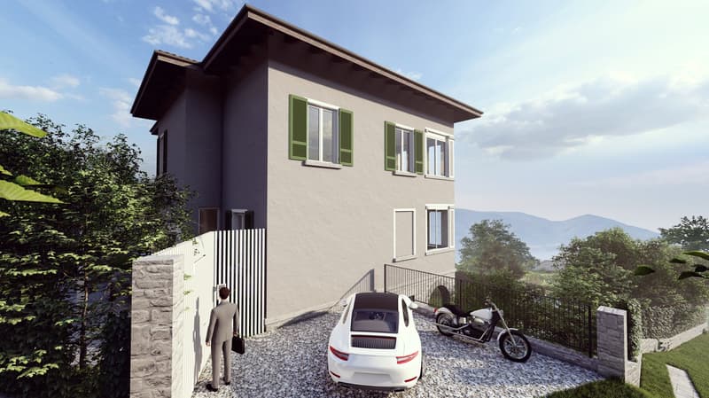 RESIDENZA SECONDARIA - Appartamento con terrazza di 3.5 locali con vista panoramica a Locarno (4)