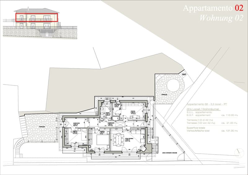 Appartamento con terrazza di 3.5 locali a Intragna – Vista panoramica e charme ticinese (13)