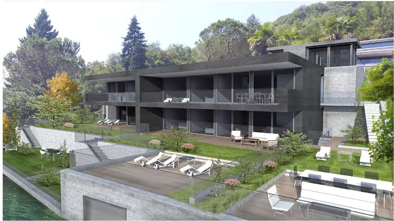 Meravigliosa villa a lago a Melide (3)