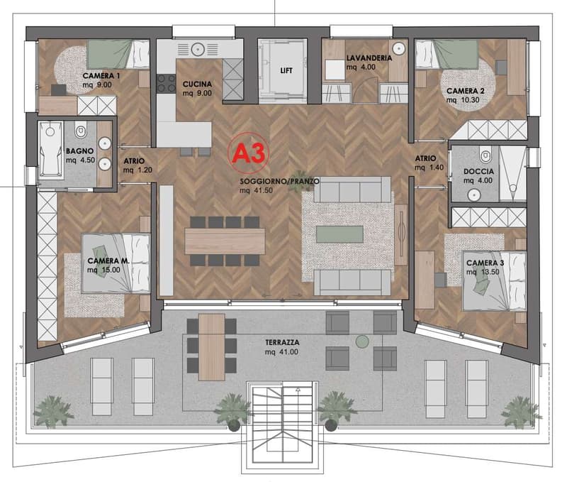 Nuovo Attico 5.5 locali alto standing (3)