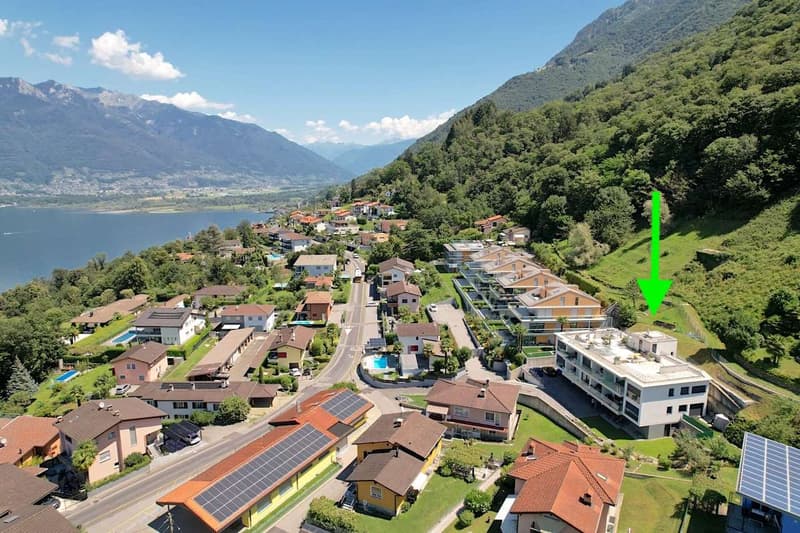 PIAZZOGNA - Recenti 3,5 con giardino e Vista Lago (12)