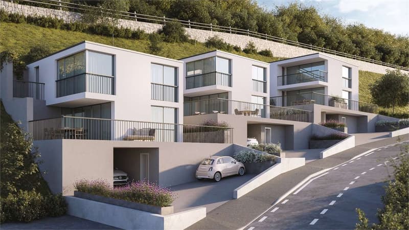 Manno - 4.5 locali con giardino in costruzione (1)