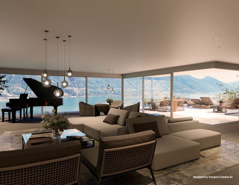 Zweitwohnsitz - Villa da sogno in posizione unica con imprendibile vista lago, wellness e piscina (2)