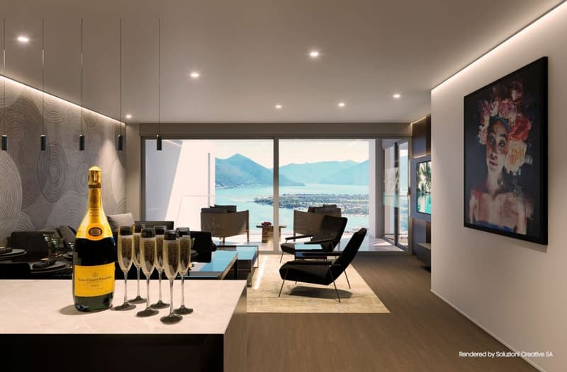 Lussuoso 3.5 locali: modernità ed eccellenza con vista lago (2)