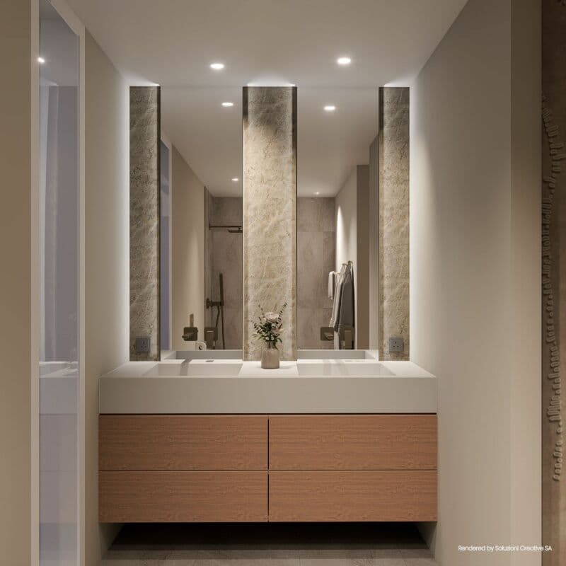 Lussuoso 3.5 locali: modernità ed eccellenza con vista lago (14)