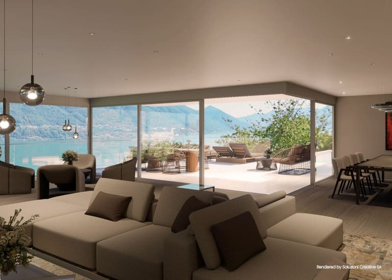 Villa da sogno in posizione unica con imprendibile vista lago, wellness e piscina (4)