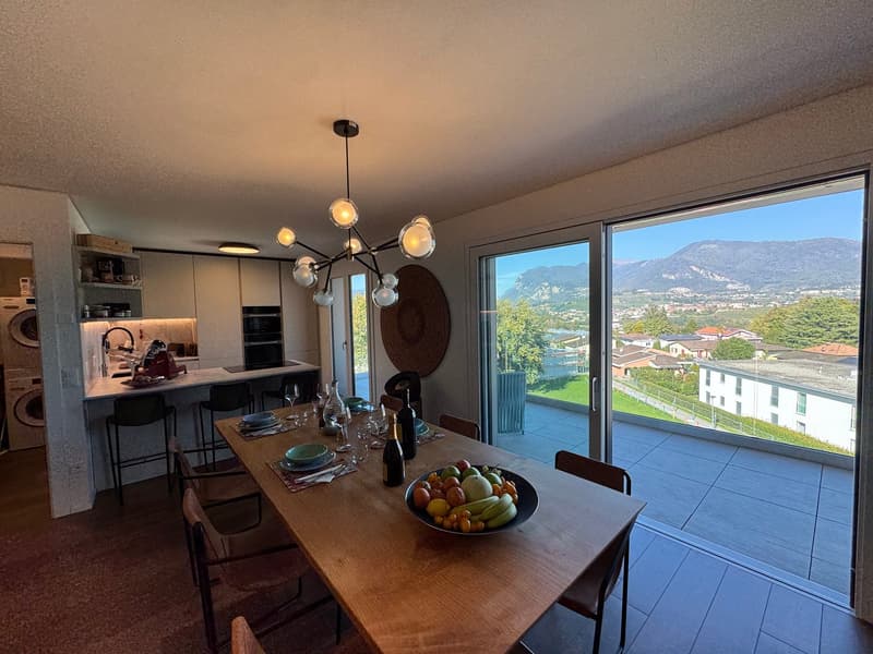 Novazzano – Attico moderno con terrazzi panoramici e finiture di alto standing (4)
